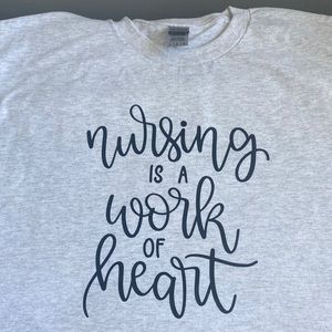 Nurse Nursing is a work of art T-shirt